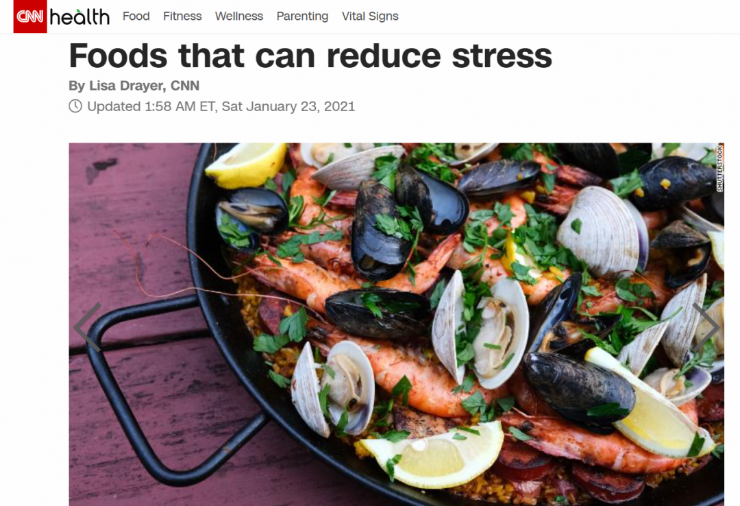 Foods that can reduce stress